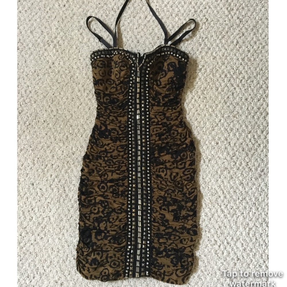 Embellished midi dress